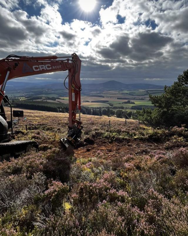 Tarland Trails New Pittenderich Blue Trail Build Commences