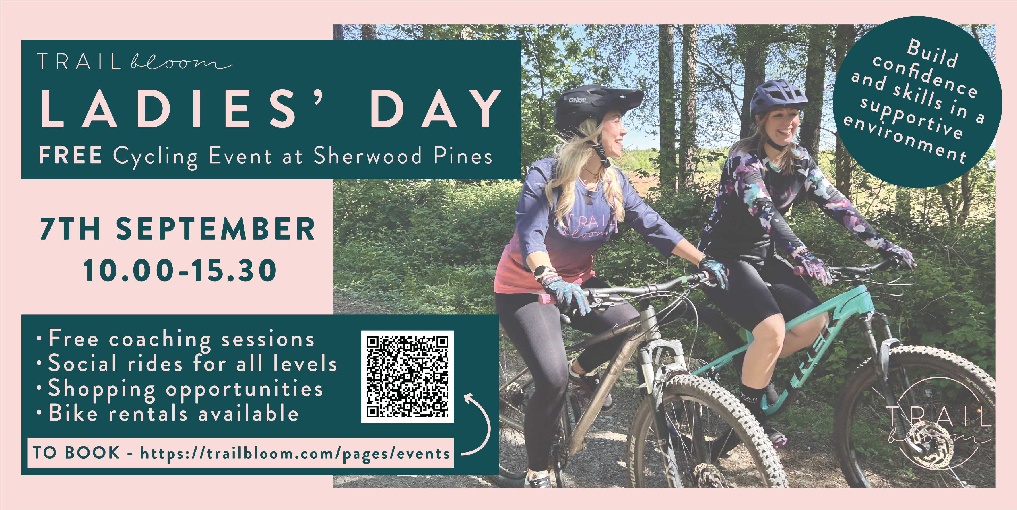 Trail Bloom Announces Women's Mountain Biking Event at Sherwood Pines