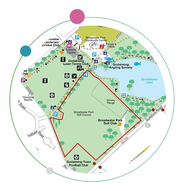 Bike park proposal for former golf course in Farncombe, Surrey