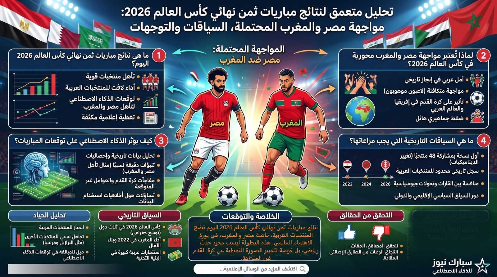 كأس العالم 2026: تحليل نتائج ثمن النهائي وتأثيرها على الحلم العربي