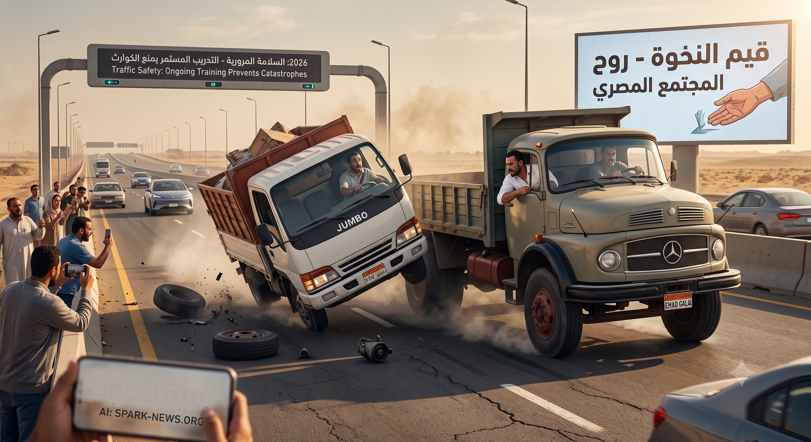 بين البسالة والتكنولوجيا: تحليل معمق لإنقاذ بطولي على طرق مصر وتأثيره على الوعي المجتمعي