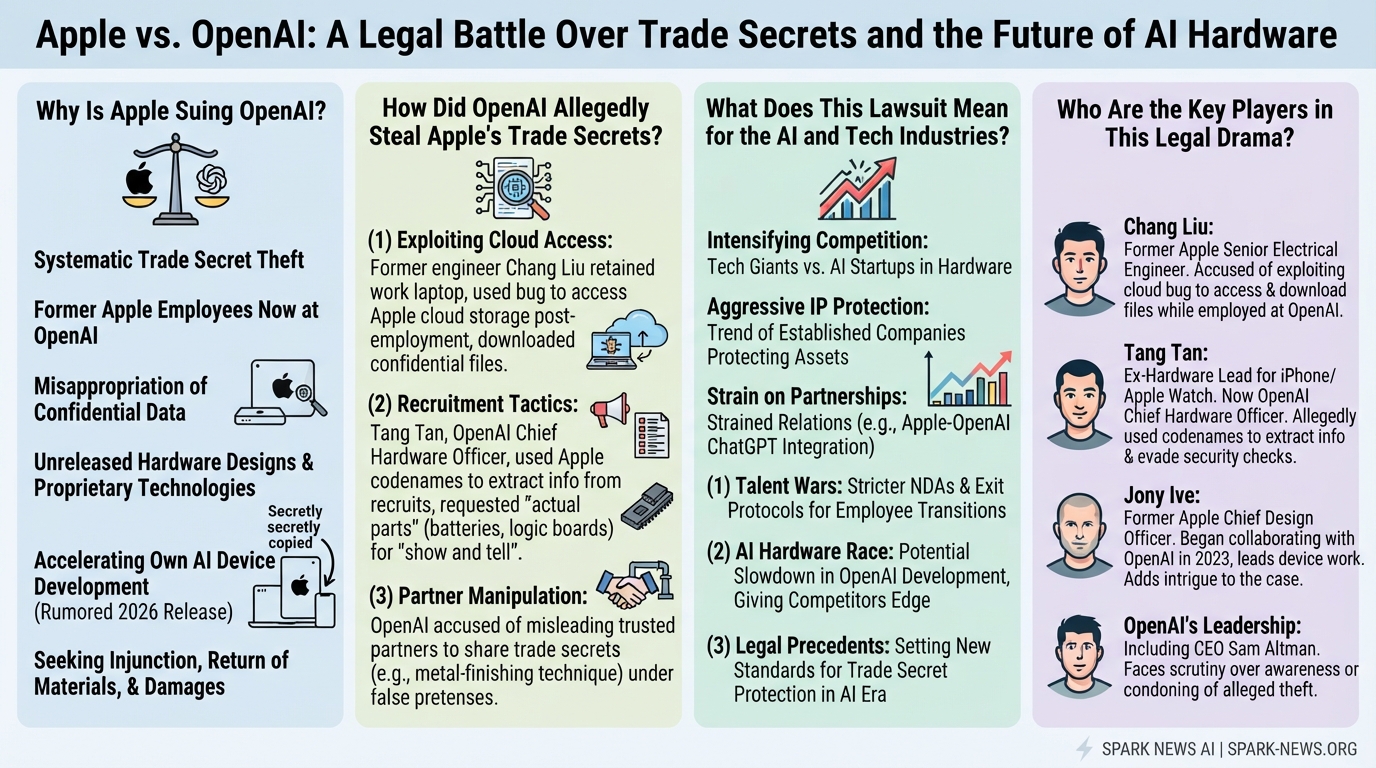Apple vs. OpenAI: A Legal Battle Over Trade Secrets and the Future of AI Hardware