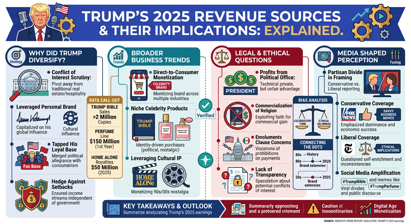 Trump’s 2025 Financial Playbook: How Bibles, Perfume, and Nostalgia Drove Billions