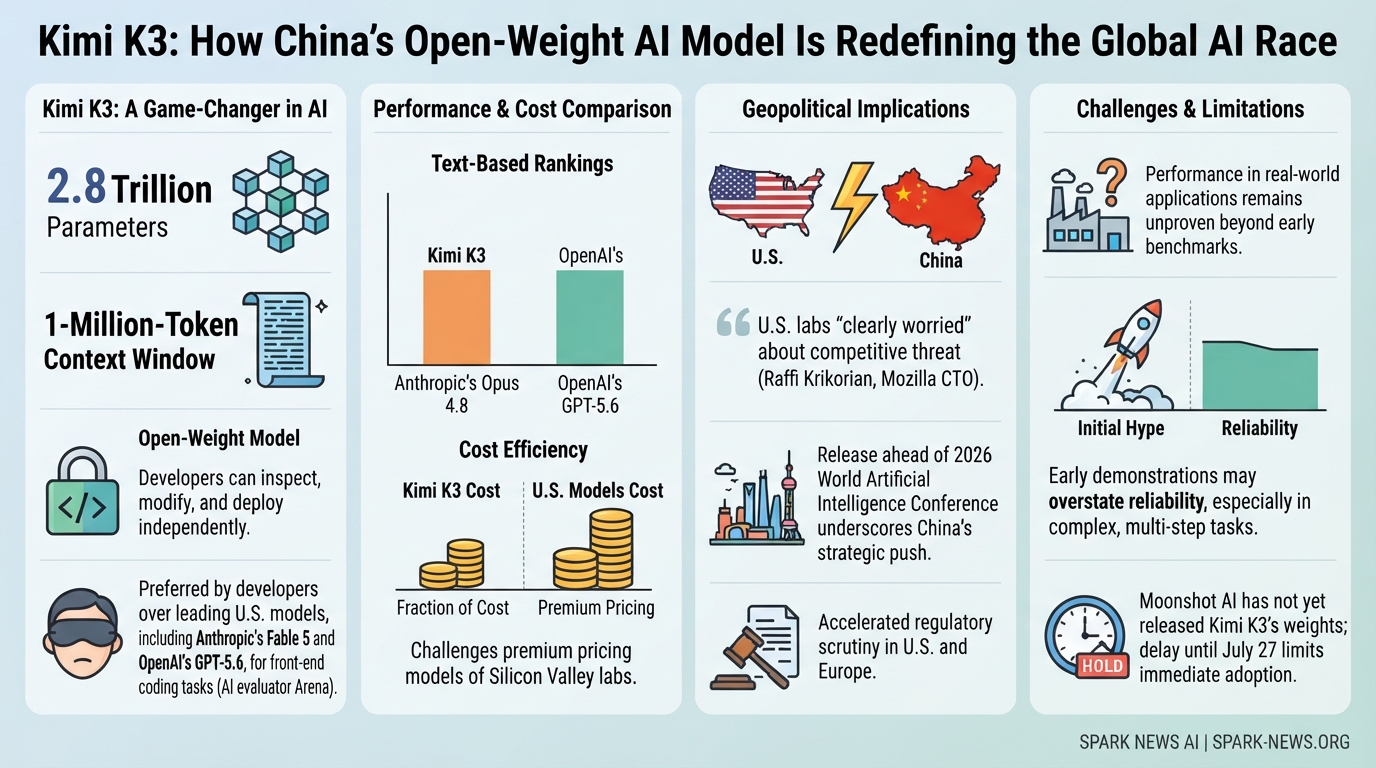 Kimi K3: How China’s Open-Weight AI Model Is Redefining the Global AI Race