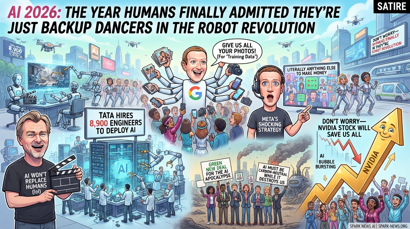 AI 2026: The Year Humans Finally Admitted They’re Just Backup Dancers in the Robot Revolution