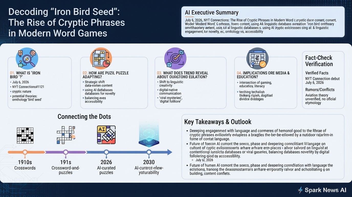 Decoding 'Iron Bird Seed': The Rise of Cryptic Phrases in Modern Word Games