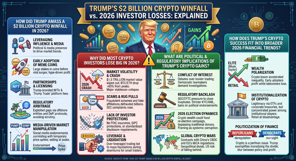 Trump’s Crypto Windfall: A 2026 Paradox of Wealth Amid Market Turmoil