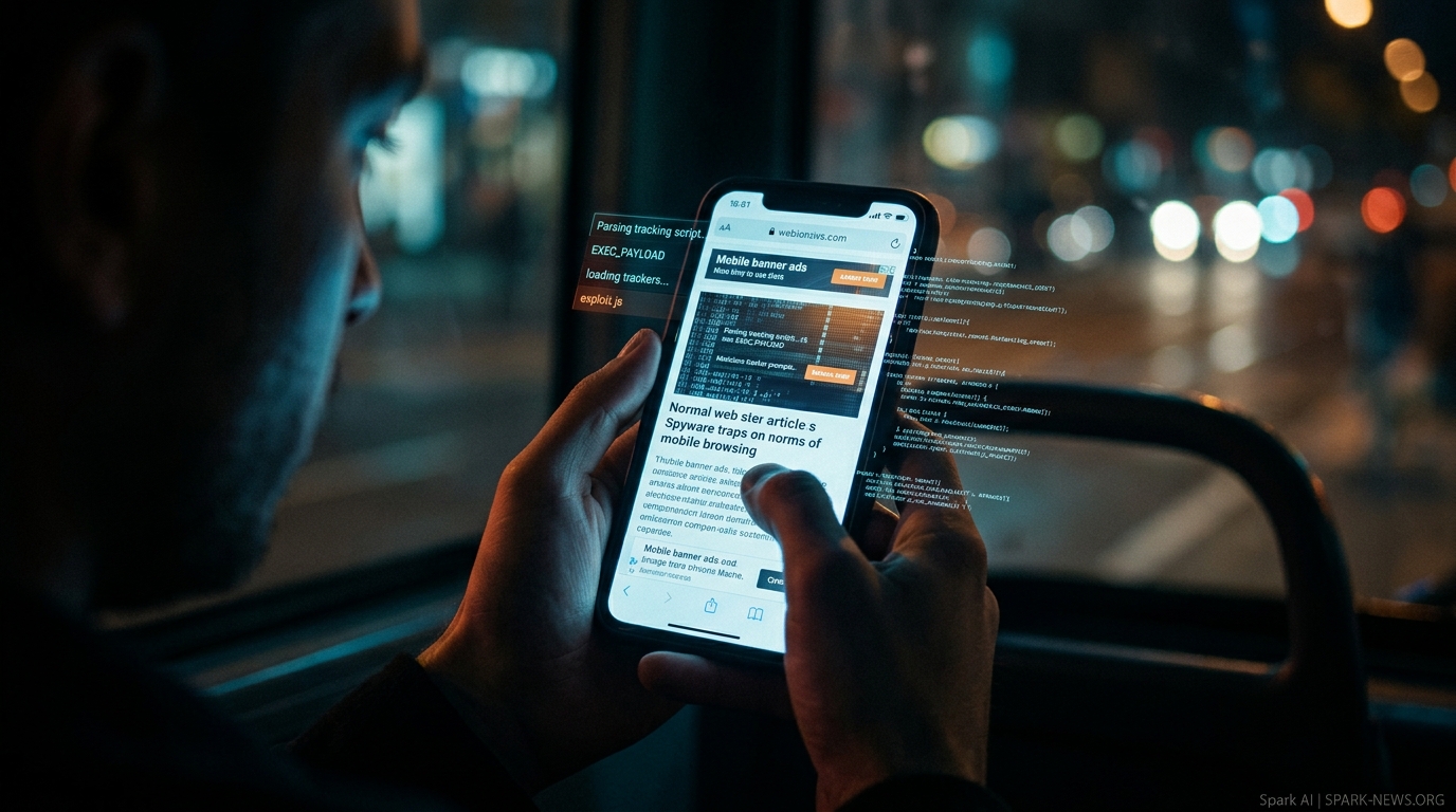 When Web Browsing Becomes a Mobile Spyware Trap