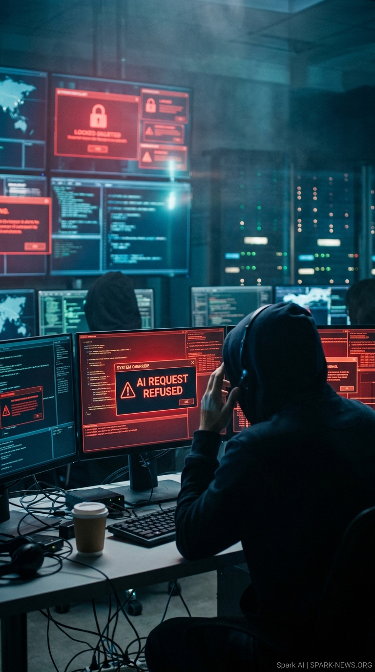 When AI Refuses to Fight Hackers