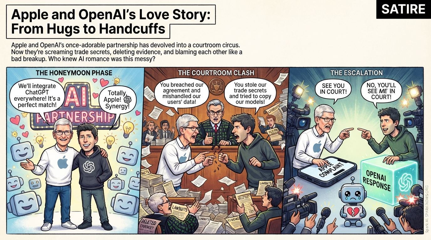 Apple and OpenAI’s Love Story: From Hugs to Handcuffs