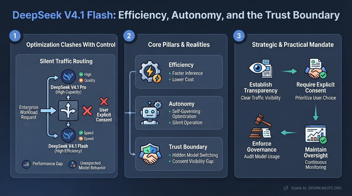 DeepSeek V4.1 Flash: Efficiency, Autonomy, and the Trust Boundary