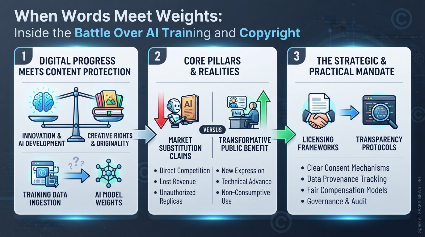 When Words Meet Weights: Inside the Battle Over AI Training and Copyright