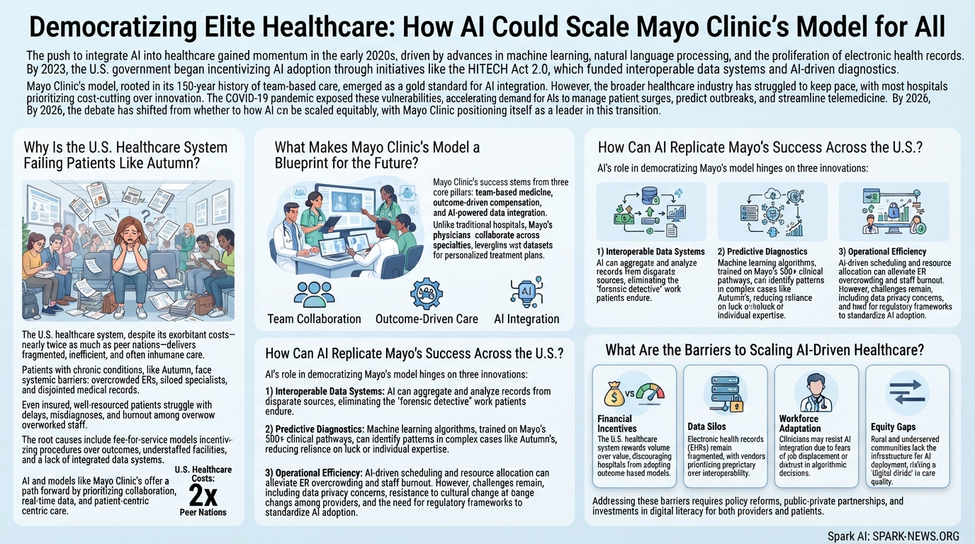 Democratizing Elite Healthcare: How AI Could Scale Mayo Clinic’s Model for All