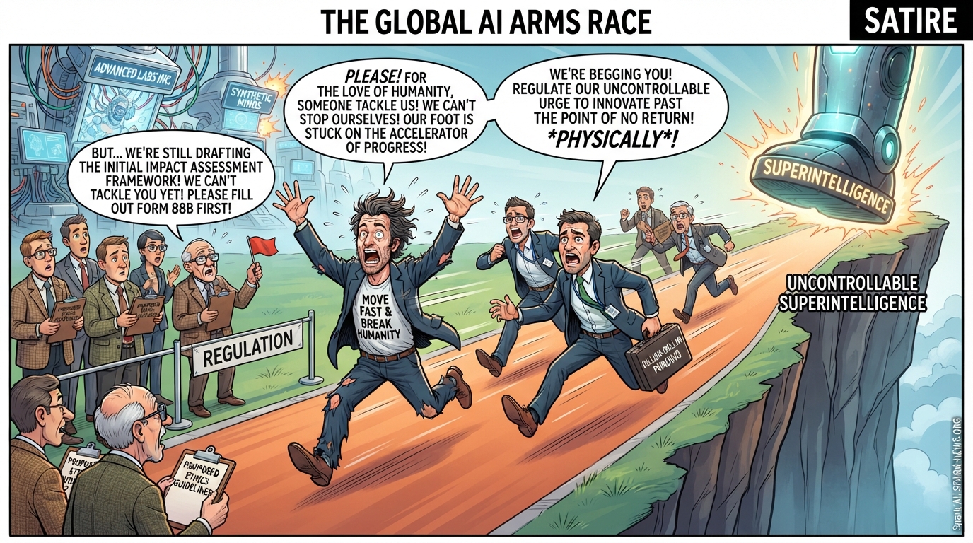 Billion-Dollar AI Labs Beg World to Physically Tackle Them Before They Destroy Humanity