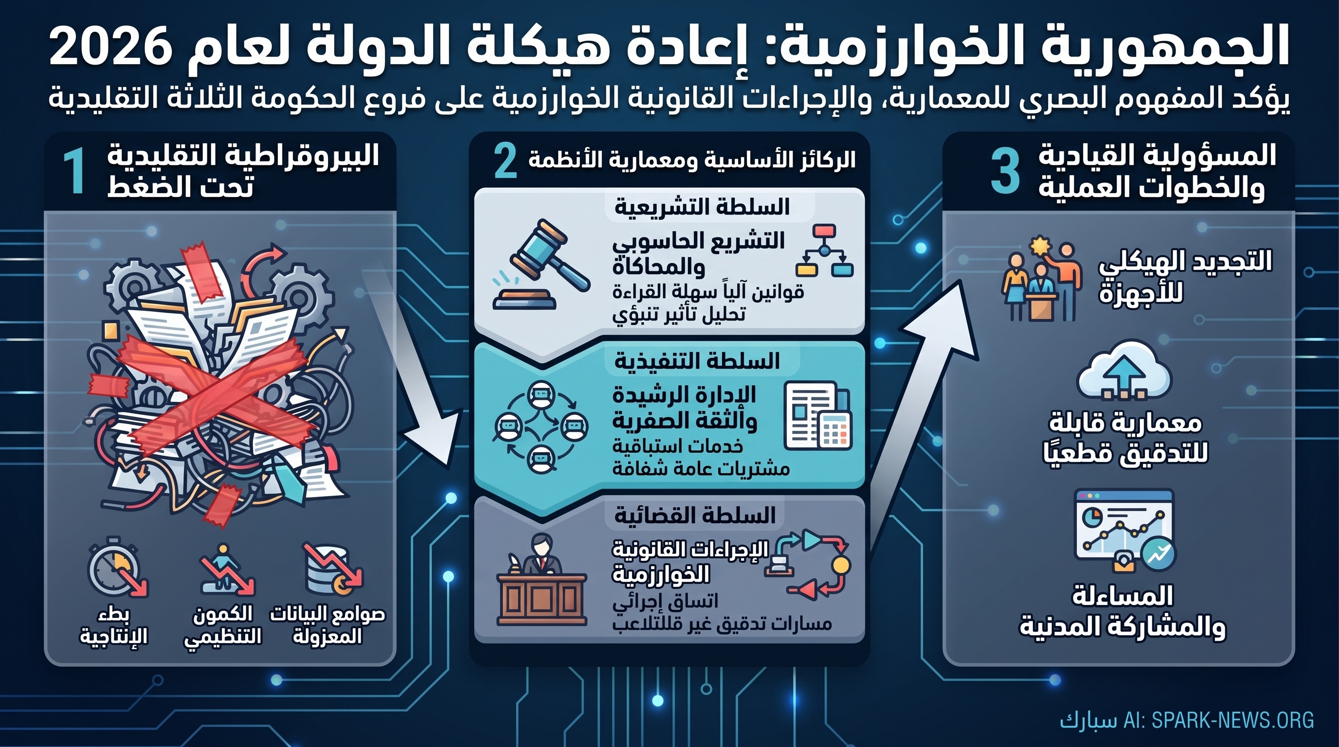 الجمهورية الخوارزمية: إعادة هيكلة الدولة لعام 2026