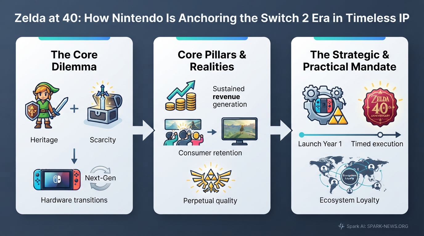 Zelda at 40: How Nintendo Is Anchoring the Switch 2 Era in Timeless IP