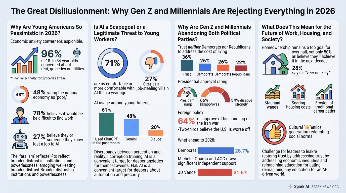 The Great Disillusionment: Why Gen Z and Millennials Are Rejecting Everything in 2026