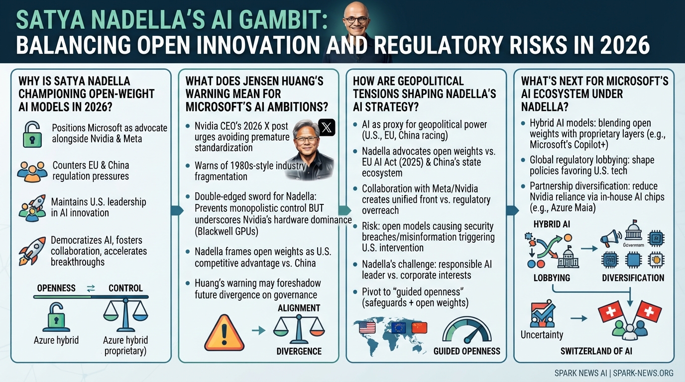 Satya Nadella’s AI Gambit: Balancing Open Innovation and Regulatory Risks in 2026