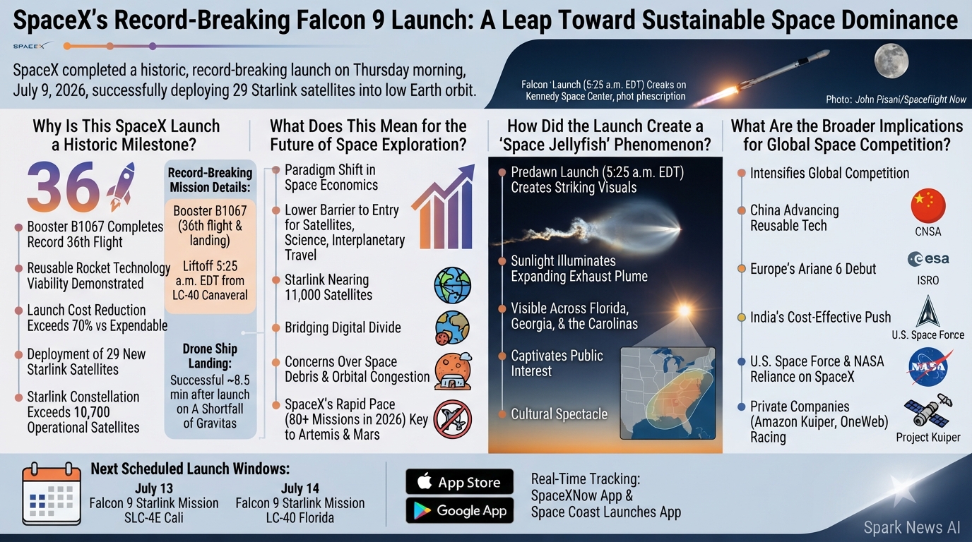 SpaceX’s Record-Breaking Falcon 9 Launch: A Leap Toward Sustainable Space Dominance