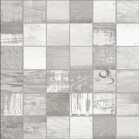 chalkwood white natural mosaico 5x5