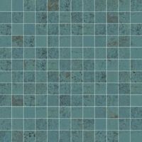 metallic green mosaico 2,5x2,5