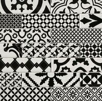black white deco