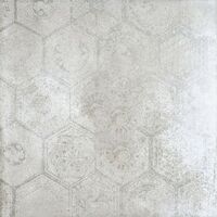 soft hexagon silver