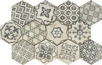 esagona decoro romance cotone