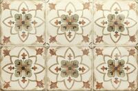 decoro faience avorio