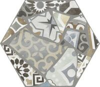 studio stamp hexagon