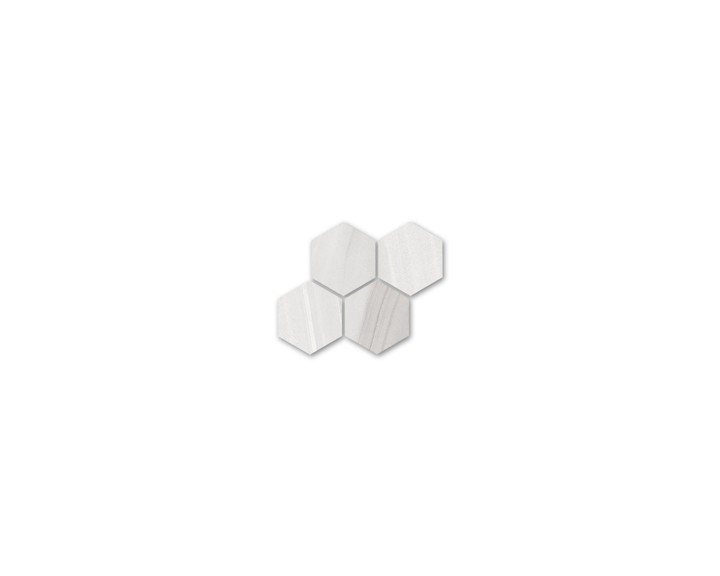 maille hexagone blanc