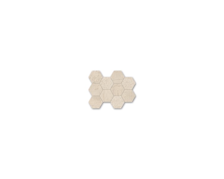 maille hexagone beige