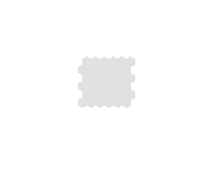 hexagone blanc