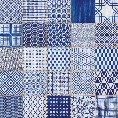 charme maioliche blue