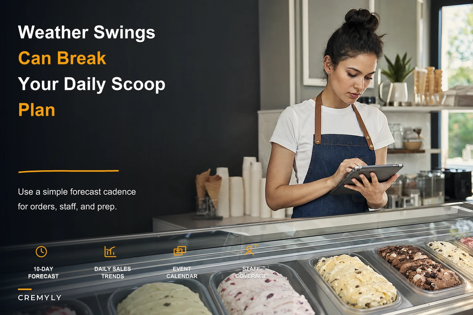 A lightweight demand-forecasting framework for seasonal, weather-driven dessert sales