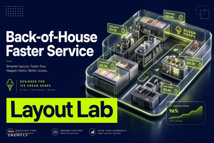 Back-of-house layouts that cut handoffs and service time