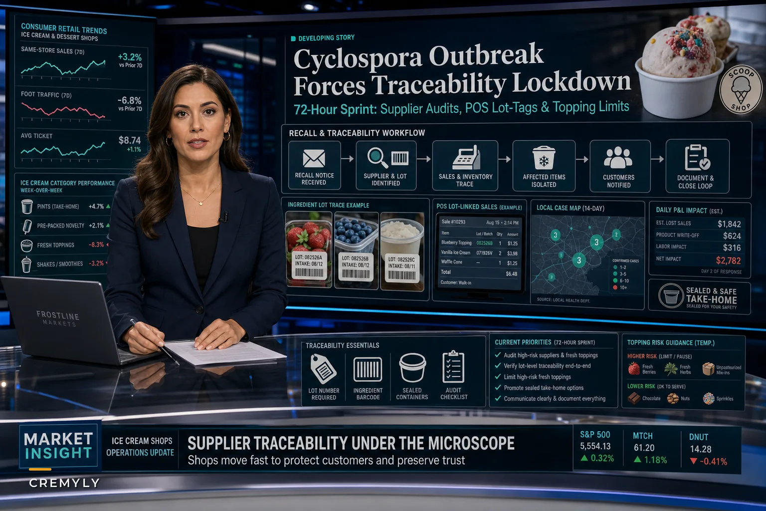 Cyclospora Outbreak: How Scoop Shops Should Lock Down Supplier Traceability, POS Tagging and Customer Communications