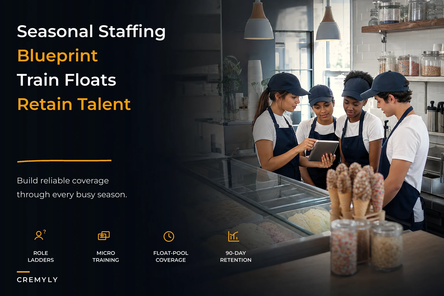 Seasonal Staffing Blueprint for Small Ice Cream Shops