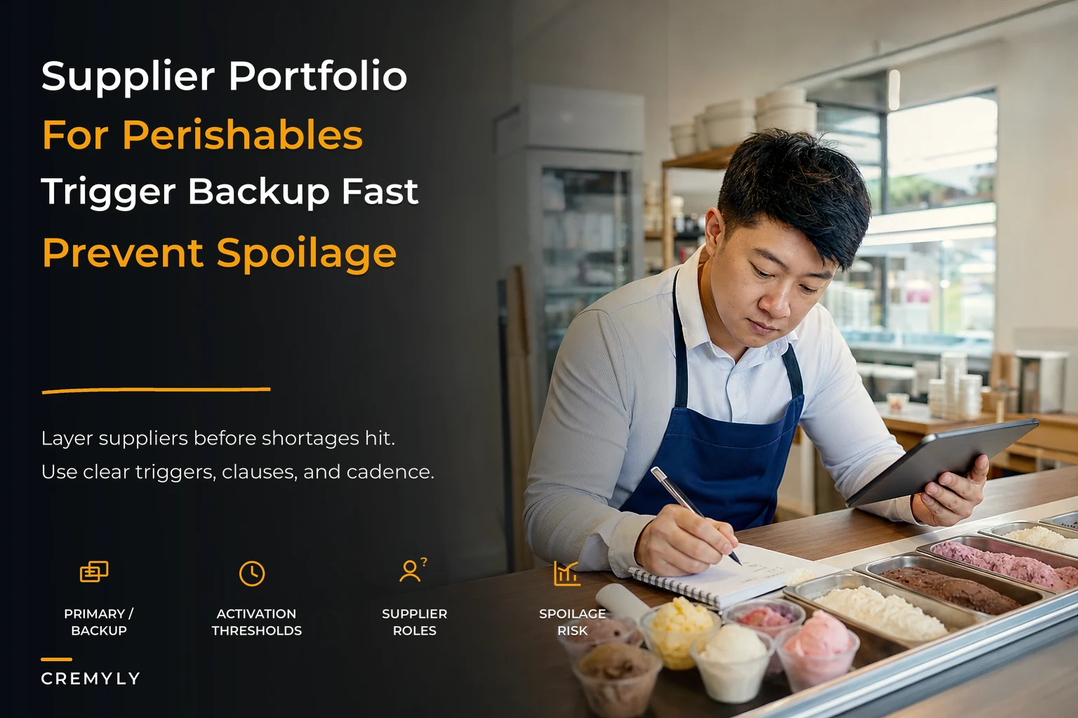 Supplier portfolio strategy for perishables