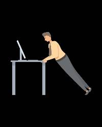 Desk Incline Push-Ups