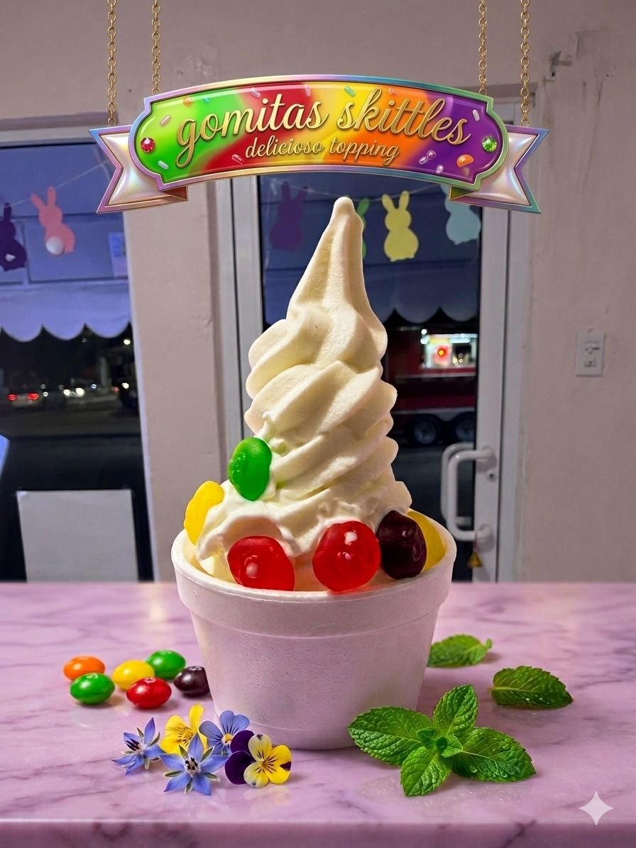 sundae con gomitas