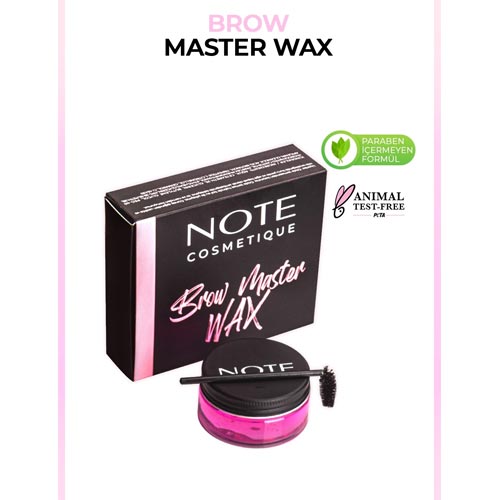 Note Brow Master Brow Fixing & Shaping Colorless Wax