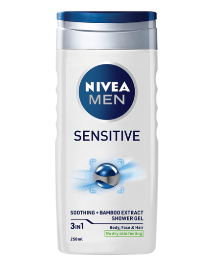 NIVEA MEN SENSITIVE 3IN1 SHOWER GEL 250ML