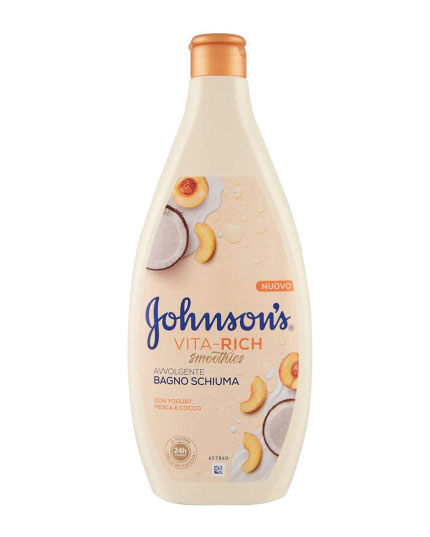 JOHNSON'S VITA RICH SHOWER GEL COCONUT AND PEACH