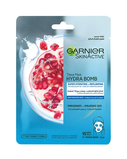 GARNIER HYDRA BOMB TISSUE MASK POMEGRANATE