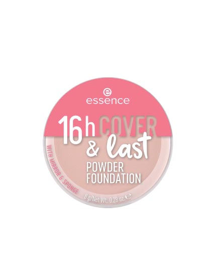 ESSENCE 16H COVER AND LAST POWDER FOUNDATION 07 NATURAL SUEDE