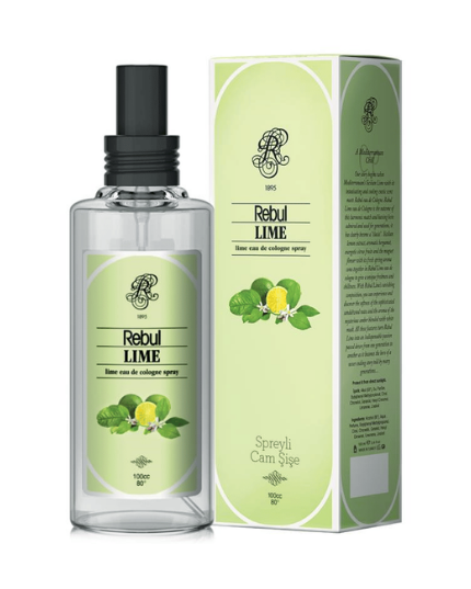 REBUL LIME EAU DE COLOGNE SPRAY 100 ML