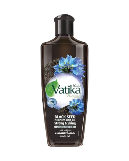 VATIKA ENRICHED HAIR OIL BLACK SEED 200ML