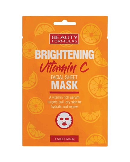 BEAUTY FORMULAS BRIGHTENING VITAMIN C SHEET MASK