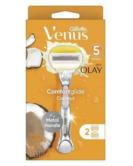 GILLETTE VENUS COMFORTGLIDE COCONUT 5 BLADES PLUS OLAY